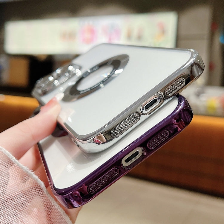 Capa para telemóvel TPU com MagSafe e acabamento eletroplated, Para iPhone 17e / 16e, Para iPhone 17 Pro Max, Para iPhone 17 Pro, Para iPhone 17, Para iPhone Air, Para iPhone 16 Pro Max