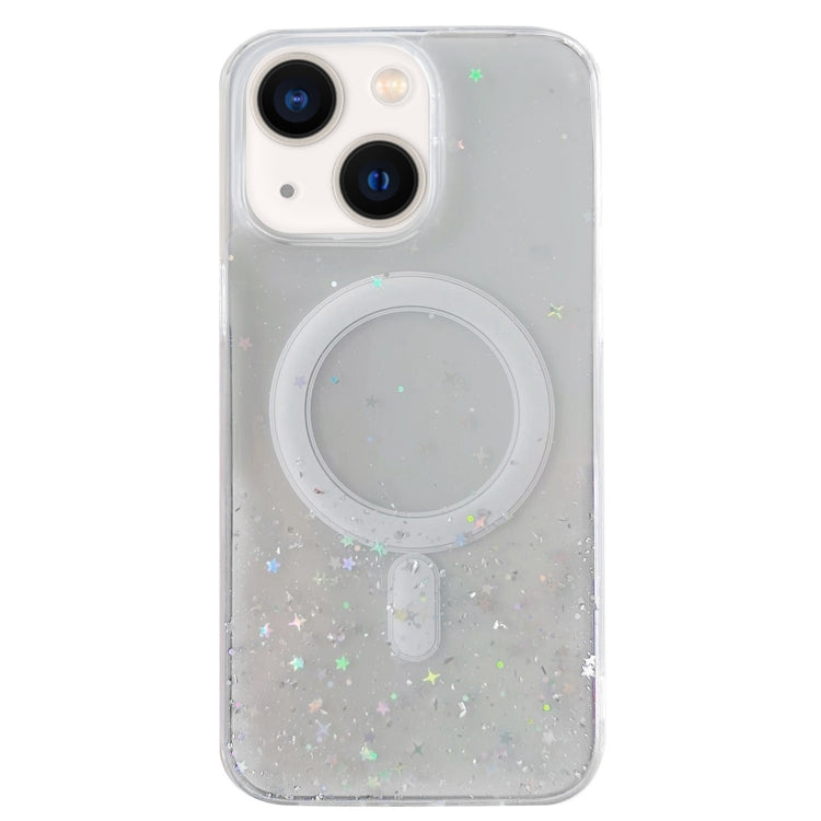Glitter MagSafe Hybrid Clear TPU Phone Case, For iPhone 14, For iPhone 14 Pro, For iPhone 14 Pro Max, For iPhone 13 Pro Max, For iPhone 13 Pro, For iPhone 13, For iPhone 12, For iPhone 12 Pro Max, For iPhone 12 Pro