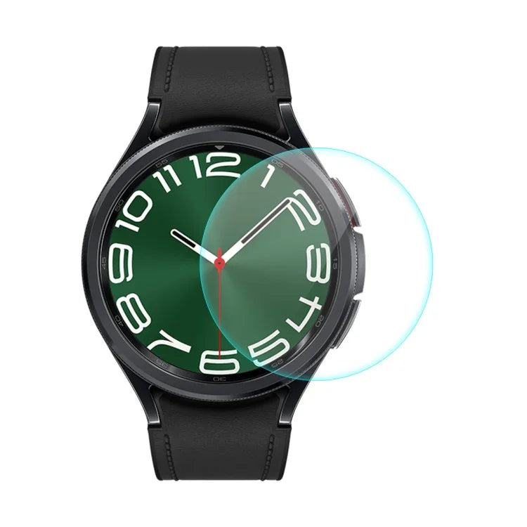 ENKAY Filme Protetor de Ecrã em Vidro Temperado 0,2mm 9H para Relógio, Para Samsung Galaxy Watch Ultra 47mm / Ultra 2025, Para Samsung Galaxy Watch8 44mm, Para Samsung Galaxy Watch8 40mm, Para Samsung Galaxy Watch6 Classic / Ultra 47mm