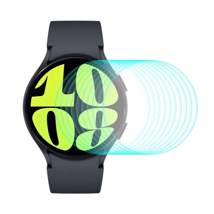 10 unidades de película protetora de ecrã em vidro temperado ENKAY 0.2mm 9H, para Samsung Galaxy Watch Ultra 47mm / Ultra 2025, para Samsung Galaxy Watch8 44mm, para Samsung Galaxy Watch8 40mm, para Samsung Galaxy Watch6 Classic / Ultra 47mm