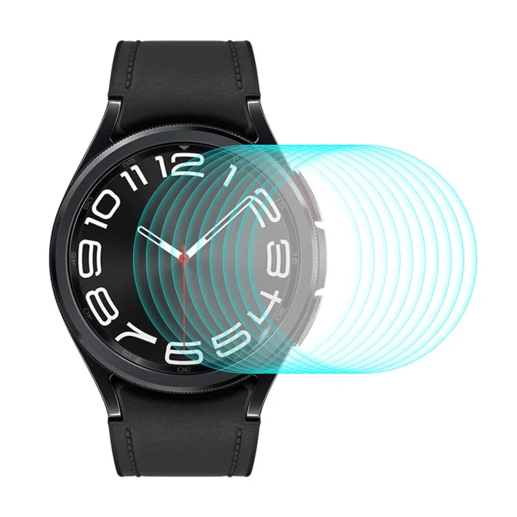 10 unidades de película protetora de ecrã em vidro temperado ENKAY 0.2mm 9H, para Samsung Galaxy Watch Ultra 47mm / Ultra 2025, para Samsung Galaxy Watch8 44mm, para Samsung Galaxy Watch8 40mm, para Samsung Galaxy Watch6 Classic / Ultra 47mm