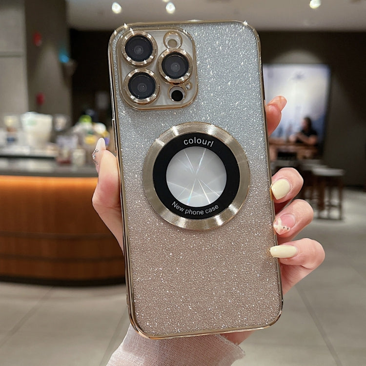 Capa para telemóvel TPU MagSafe com gradiente e glitter eletroplatinado, para iPhone 14, para iPhone 14 Pro, para iPhone 14 Pro Max, para iPhone 13 Pro Max, para iPhone 13 Pro, para iPhone 13