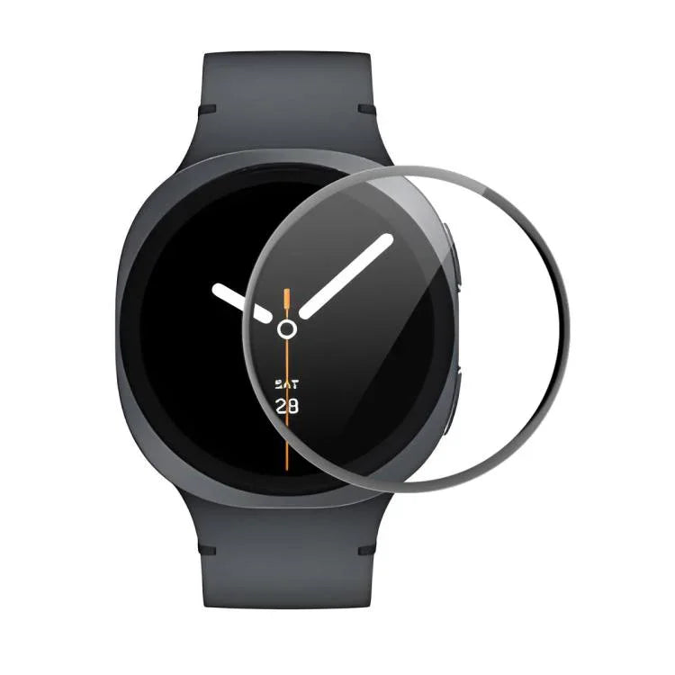 Película de ecrã ENKAY 3D de cobertura total com borda suave em PC PMMA HD, para Samsung Galaxy Watch Ultra 47mm / Ultra 2025, para Samsung Galaxy Watch8 Classic 46mm, para Samsung Galaxy Watch8 44mm, para Samsung Galaxy Watch8 40mm