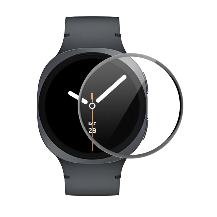 Película de ecrã ENKAY 3D de cobertura total com borda suave em PC PMMA HD, para Samsung Galaxy Watch Ultra 47mm / Ultra 2025, para Samsung Galaxy Watch8 Classic 46mm, para Samsung Galaxy Watch8 44mm, para Samsung Galaxy Watch8 40mm