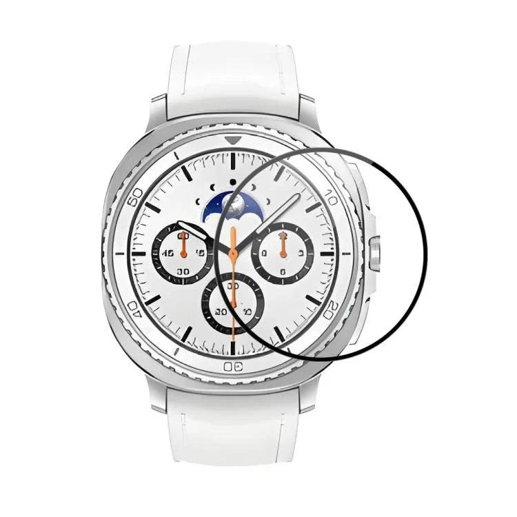 Película de ecrã ENKAY 3D de cobertura total com borda suave em PC PMMA HD, para Samsung Galaxy Watch Ultra 47mm / Ultra 2025, para Samsung Galaxy Watch8 Classic 46mm, para Samsung Galaxy Watch8 44mm, para Samsung Galaxy Watch8 40mm