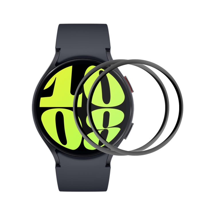 2 unidades de película de ecrã ENKAY 3D de cobertura total com borda suave em PC PMMA HD, para Samsung Galaxy Watch Ultra 47mm / Ultra 2025, para Samsung Galaxy Watch8 Classic 46mm, para Samsung Galaxy Watch8 44mm, para Samsung Galaxy Watch8 40mm