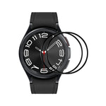 2 unidades de película de ecrã ENKAY 3D de cobertura total com borda suave em PC PMMA HD, para Samsung Galaxy Watch Ultra 47mm / Ultra 2025, para Samsung Galaxy Watch8 Classic 46mm, para Samsung Galaxy Watch8 44mm, para Samsung Galaxy Watch8 40mm
