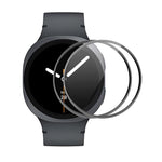 2 unidades de película de ecrã ENKAY 3D de cobertura total com borda suave em PC PMMA HD, para Samsung Galaxy Watch Ultra 47mm / Ultra 2025, para Samsung Galaxy Watch8 Classic 46mm, para Samsung Galaxy Watch8 44mm, para Samsung Galaxy Watch8 40mm