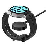 Carregador Magnético para Relógio com Interface USB, Para Samsung Galaxy Ultra 47mm, Para Samsung Galaxy Watch FE 40mm, Para Samsung Galaxy Watch 7 44mm, Para Samsung Galaxy Watch 7 40mm, Para Samsung Galaxy Watch 6, Para Samsung Galaxy Watch 6 Classic