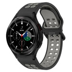 Pulseira de silicone respirável bicolor, para Samsung Galaxy Watch 4 Classic 42mm