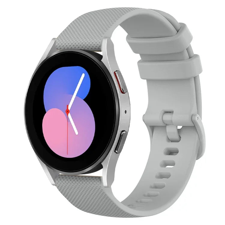 Pulseira de silicone quadriculada 20mm, para Samsung Galaxy Watch 5 40mm
