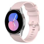 Pulseira de silicone quadriculada 20mm, para Samsung Galaxy Watch 5 40mm