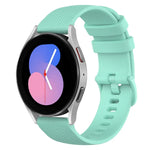 Pulseira de silicone quadriculada 20mm, para Samsung Galaxy Watch 5 40mm