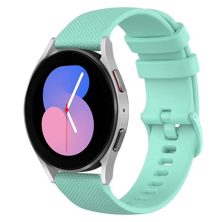 Pulseira de silicone quadriculada 20mm, para Samsung Galaxy Watch 5 40mm