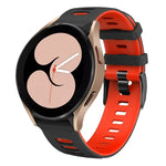 Pulseira de silicone bicolor 20mm, para Samsung Galaxy Watch 5 40mm
