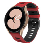 Pulseira de silicone bicolor 20mm, para Samsung Galaxy Watch 5 40mm