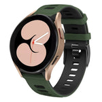 Pulseira de silicone bicolor 20mm, para Samsung Galaxy Watch 5 40mm