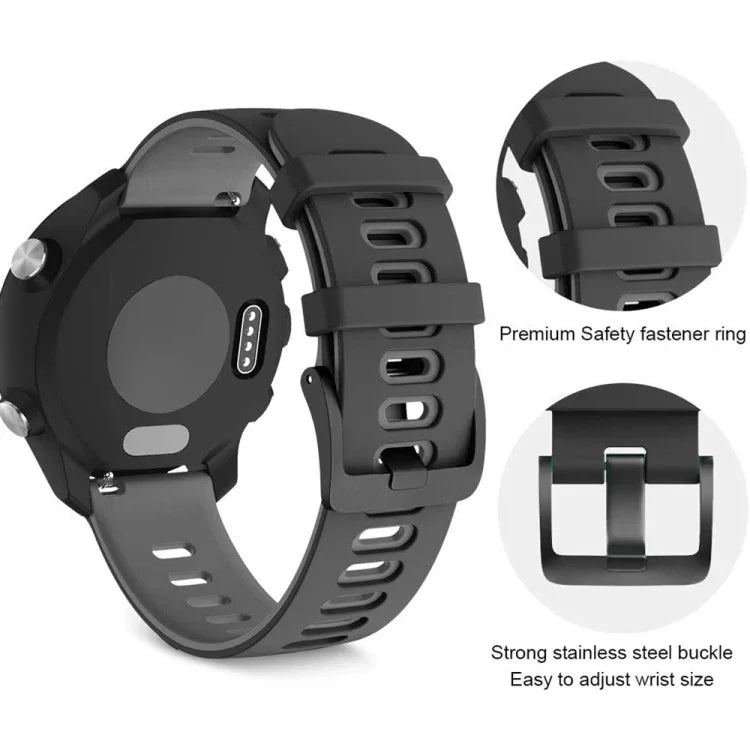 Pulseira de silicone bicolor 20mm, para Samsung Galaxy Watch 5 40mm
