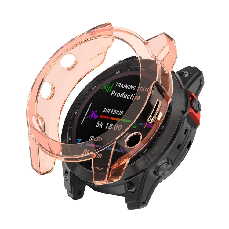 Half-Package TPU Watch Protective Case, For Garmin Fenix 7S Pro, For Garmin Fenix 7X Pro, For Garmin Fenix 7 Pro, For Garmin Epix Pro 47mm, For Garmin Epix Pro 51mm, For Garmin Epix Pro 42mm