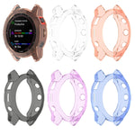 Half-Package TPU Watch Protective Case, For Garmin Fenix 7S Pro, For Garmin Fenix 7X Pro, For Garmin Fenix 7 Pro, For Garmin Epix Pro 47mm, For Garmin Epix Pro 51mm, For Garmin Epix Pro 42mm