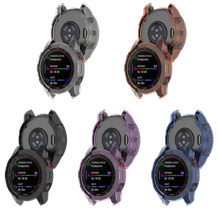 Half-Package TPU Watch Protective Case, For Garmin Fenix 7S Pro, For Garmin Fenix 7X Pro, For Garmin Fenix 7 Pro, For Garmin Epix Pro 47mm, For Garmin Epix Pro 51mm, For Garmin Epix Pro 42mm