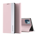 Capa para telemóvel em pele com adsorção eletroplatinada lateral, para iPhone 16 Pro, para iPhone 16 Plus, para iPhone 16, para iPhone 15 Pro Max, para iPhone 15 Pro, para iPhone 15 Plus