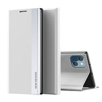 Capa para telemóvel em pele com adsorção eletroplatinada lateral, para iPhone 16 Pro, para iPhone 16 Plus, para iPhone 16, para iPhone 15 Pro Max, para iPhone 15 Pro, para iPhone 15 Plus