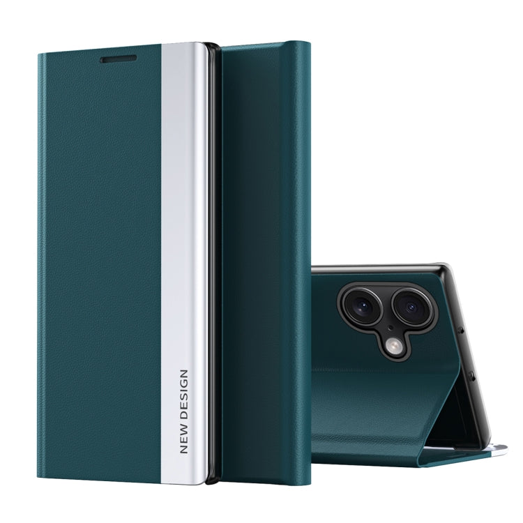 Capa para telemóvel em pele com adsorção eletroplatinada lateral, para iPhone 16 Pro, para iPhone 16 Plus, para iPhone 16, para iPhone 15 Pro Max, para iPhone 15 Pro, para iPhone 15 Plus