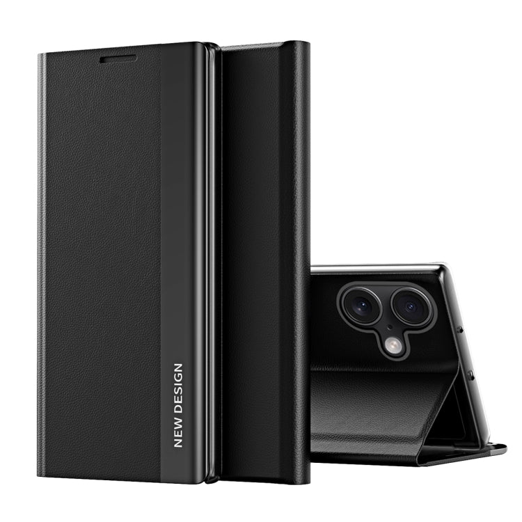 Capa para telemóvel em pele com adsorção eletroplatinada lateral, para iPhone 16 Pro, para iPhone 16 Plus, para iPhone 16, para iPhone 15 Pro Max, para iPhone 15 Pro, para iPhone 15 Plus