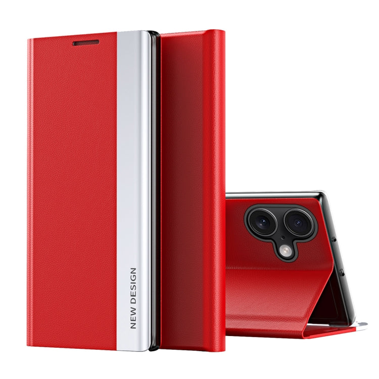 Capa para telemóvel em pele com adsorção eletroplatinada lateral, para iPhone 16 Pro, para iPhone 16 Plus, para iPhone 16, para iPhone 15 Pro Max, para iPhone 15 Pro, para iPhone 15 Plus