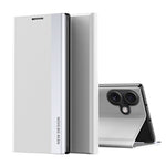 Capa para telemóvel em pele com adsorção eletroplatinada lateral, para iPhone 16 Pro, para iPhone 16 Plus, para iPhone 16, para iPhone 15 Pro Max, para iPhone 15 Pro, para iPhone 15 Plus