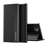 Capa para telemóvel em pele com adsorção eletroplatinada lateral, para iPhone 17e / 16e, para iPhone 17 Pro Max, para iPhone 17 Pro, para iPhone 17, para iPhone Air, para iPhone 16 Pro Max