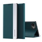 Capa para telemóvel em pele com adsorção eletroplatinada lateral, para iPhone 17e / 16e, para iPhone 17 Pro Max, para iPhone 17 Pro, para iPhone 17, para iPhone Air, para iPhone 16 Pro Max