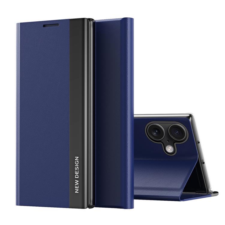 Capa para telemóvel em pele com adsorção eletroplatinada lateral, para iPhone 17e / 16e, para iPhone 17 Pro Max, para iPhone 17 Pro, para iPhone 17, para iPhone Air, para iPhone 16 Pro Max