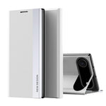 Capa para telemóvel em pele com adsorção eletroplatinada lateral, para iPhone 17e / 16e, para iPhone 17 Pro Max, para iPhone 17 Pro, para iPhone 17, para iPhone Air, para iPhone 16 Pro Max