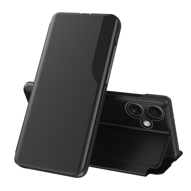 Capa para telemóvel em pele com visor lateral e fecho de aba, para iPhone 17e / 16e, para iPhone 17 Pro Max, para iPhone 17 Pro, para iPhone 17, para iPhone Air, para iPhone 16 Pro Max, para iPhone 16 Pro, para iPhone 16 Plus