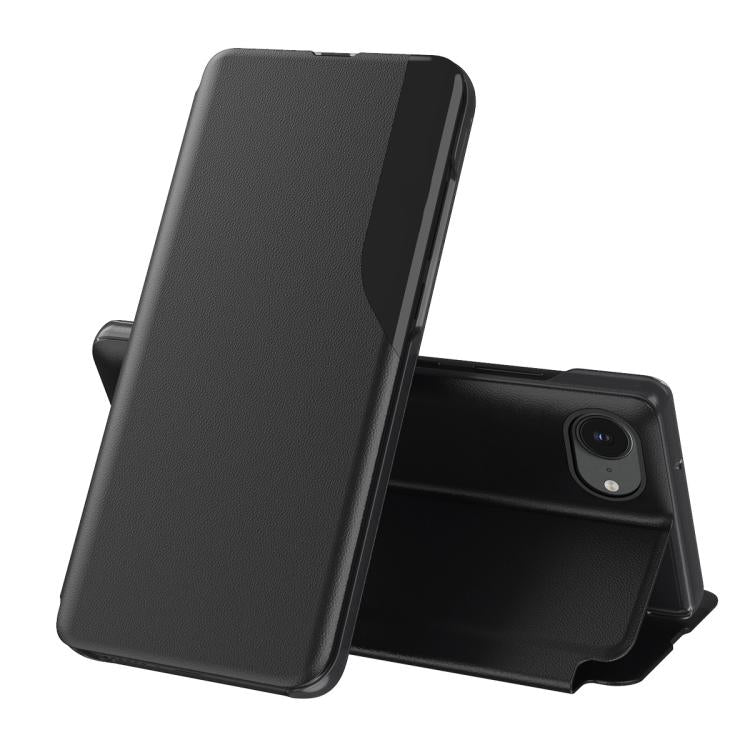 Capa para telemóvel em pele com visor lateral e fecho de aba, para iPhone 17e / 16e, para iPhone 17 Pro Max, para iPhone 17 Pro, para iPhone 17, para iPhone Air, para iPhone 16 Pro Max, para iPhone 16 Pro, para iPhone 16 Plus