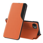 Capa para telemóvel em pele com visor lateral e fecho de aba, para iPhone 17e / 16e, para iPhone 17 Pro Max, para iPhone 17 Pro, para iPhone 17, para iPhone Air, para iPhone 16 Pro Max, para iPhone 16 Pro, para iPhone 16 Plus
