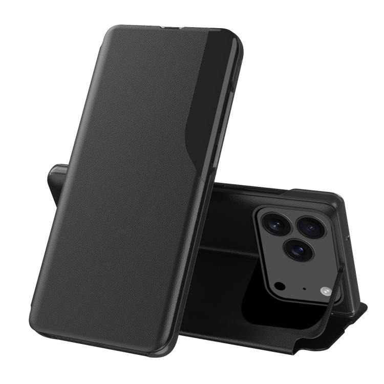 Capa para telemóvel em pele com visor lateral e fecho de aba, para iPhone 17e / 16e, para iPhone 17 Pro Max, para iPhone 17 Pro, para iPhone 17, para iPhone Air, para iPhone 16 Pro Max, para iPhone 16 Pro, para iPhone 16 Plus