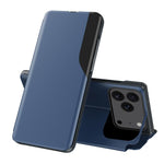 Capa para telemóvel em pele com visor lateral e fecho de aba, para iPhone 17e / 16e, para iPhone 17 Pro Max, para iPhone 17 Pro, para iPhone 17, para iPhone Air, para iPhone 16 Pro Max, para iPhone 16 Pro, para iPhone 16 Plus