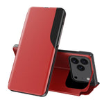 Capa para telemóvel em pele com visor lateral e fecho de aba, para iPhone 17e / 16e, para iPhone 17 Pro Max, para iPhone 17 Pro, para iPhone 17, para iPhone Air, para iPhone 16 Pro Max, para iPhone 16 Pro, para iPhone 16 Plus