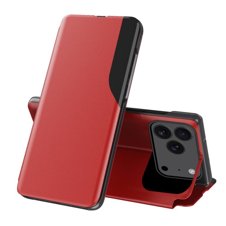 Capa para telemóvel em pele com visor lateral e fecho de aba, para iPhone 17e / 16e, para iPhone 17 Pro Max, para iPhone 17 Pro, para iPhone 17, para iPhone Air, para iPhone 16 Pro Max, para iPhone 16 Pro, para iPhone 16 Plus