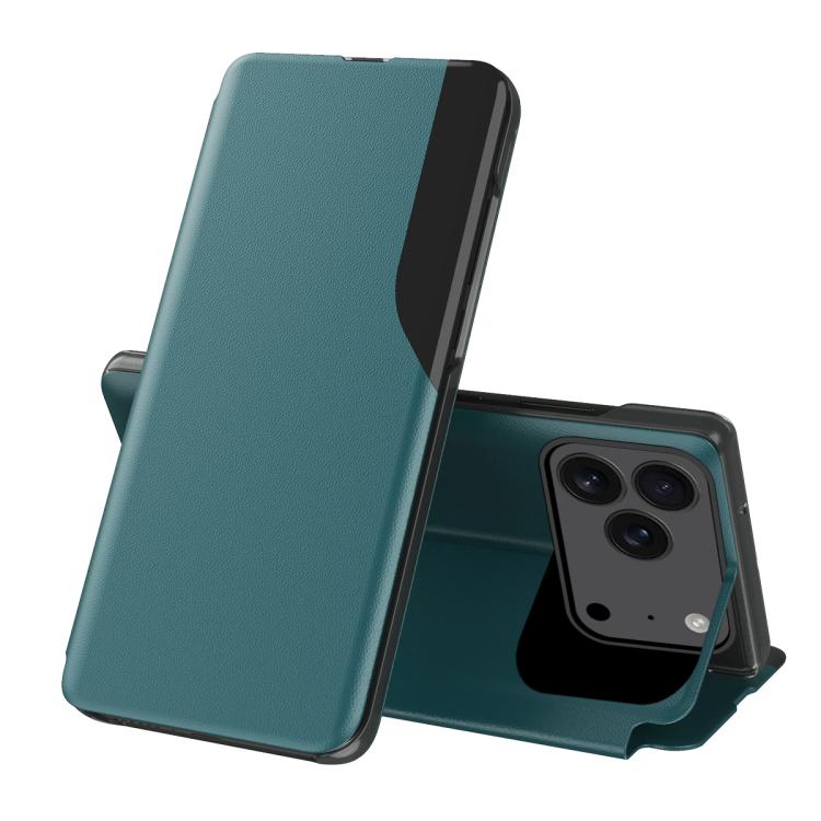 Capa para telemóvel em pele com visor lateral e fecho de aba, para iPhone 17e / 16e, para iPhone 17 Pro Max, para iPhone 17 Pro, para iPhone 17, para iPhone Air, para iPhone 16 Pro Max, para iPhone 16 Pro, para iPhone 16 Plus