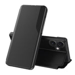 Capa para telemóvel em pele com visor lateral e fecho de aba, para iPhone 17e / 16e, para iPhone 17 Pro Max, para iPhone 17 Pro, para iPhone 17, para iPhone Air, para iPhone 16 Pro Max, para iPhone 16 Pro, para iPhone 16 Plus