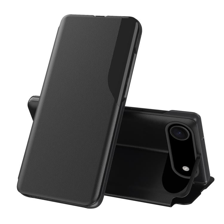 Capa para telemóvel em pele com visor lateral e fecho de aba, para iPhone 17e / 16e, para iPhone 17 Pro Max, para iPhone 17 Pro, para iPhone 17, para iPhone Air, para iPhone 16 Pro Max, para iPhone 16 Pro, para iPhone 16 Plus