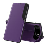 Capa para telemóvel em pele com visor lateral e fecho de aba, para iPhone 17e / 16e, para iPhone 17 Pro Max, para iPhone 17 Pro, para iPhone 17, para iPhone Air, para iPhone 16 Pro Max, para iPhone 16 Pro, para iPhone 16 Plus