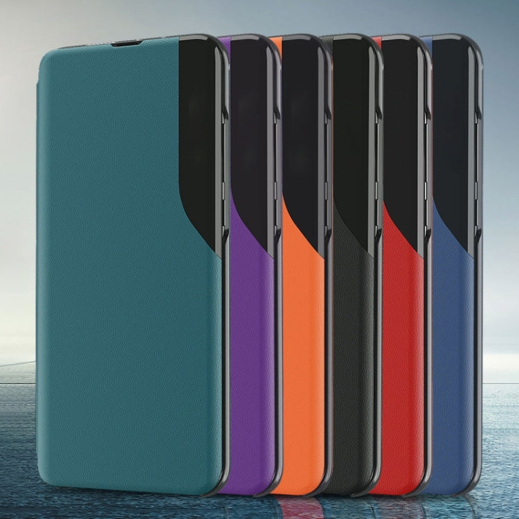 Capa para telemóvel em pele com visor lateral e fecho de aba, para iPhone 17e / 16e, para iPhone 17 Pro Max, para iPhone 17 Pro, para iPhone 17, para iPhone Air, para iPhone 16 Pro Max, para iPhone 16 Pro, para iPhone 16 Plus