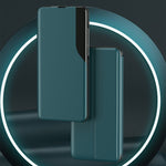 Capa para telemóvel em pele com visor lateral e fecho de aba, para iPhone 17e / 16e, para iPhone 17 Pro Max, para iPhone 17 Pro, para iPhone 17, para iPhone Air, para iPhone 16 Pro Max, para iPhone 16 Pro, para iPhone 16 Plus