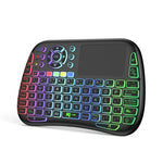 M9 Mini Teclado Sem Fios com Controlo Remoto, Combo de Teclado e Rato com Suporte para Touchpad e Voz
