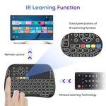 M9 Mini Teclado Sem Fios com Controlo Remoto, Combo de Teclado e Rato com Suporte para Touchpad e Voz